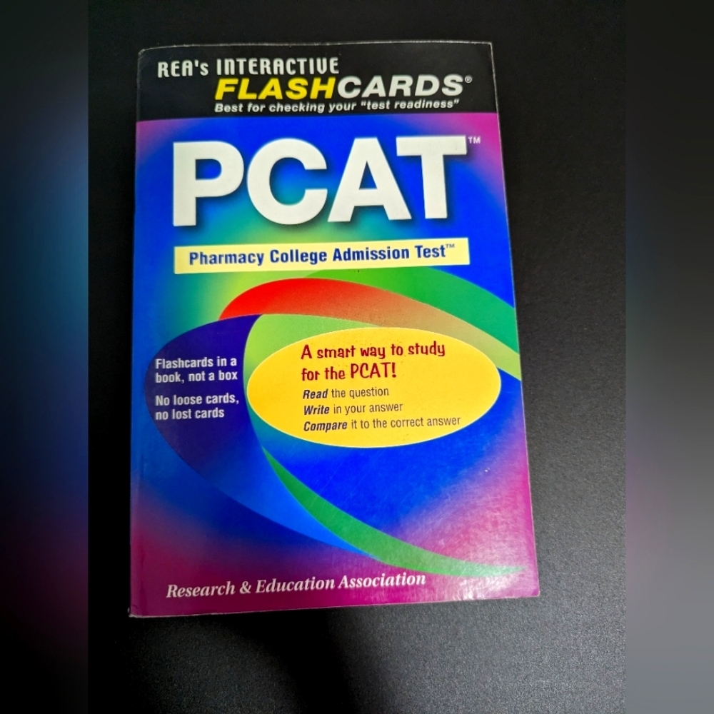 PCAT Flashcard Book 1st ed. + APhA Complete Review for Pharmacy 12th edition